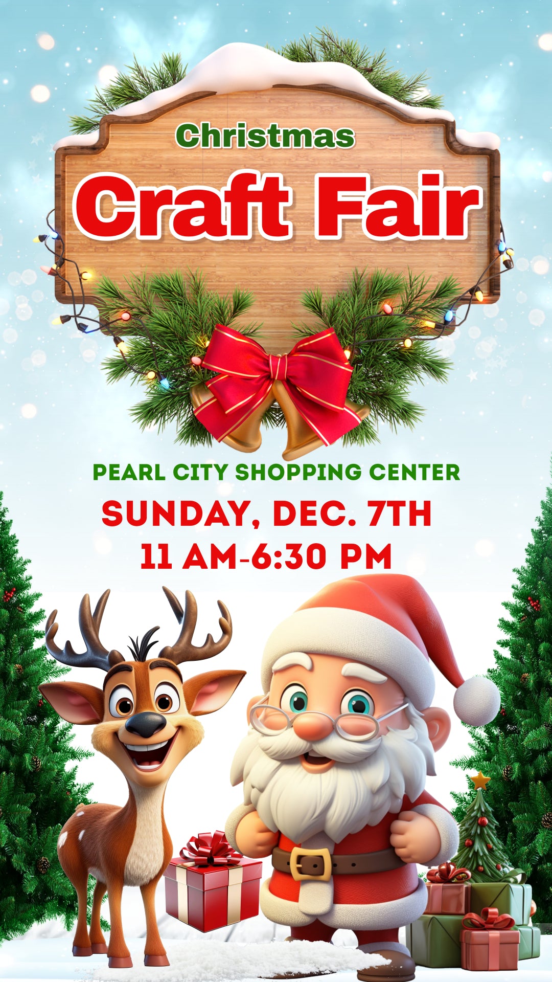 Pearl City Shopping Center December 7th Holiday Parade and Craft Fair
