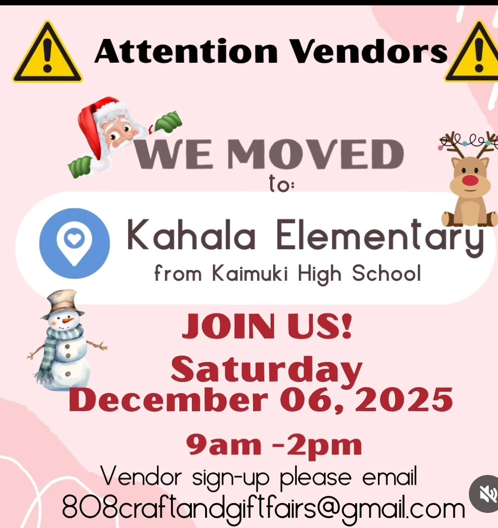 A Kahala Elementary School Craft & Vendor Fair