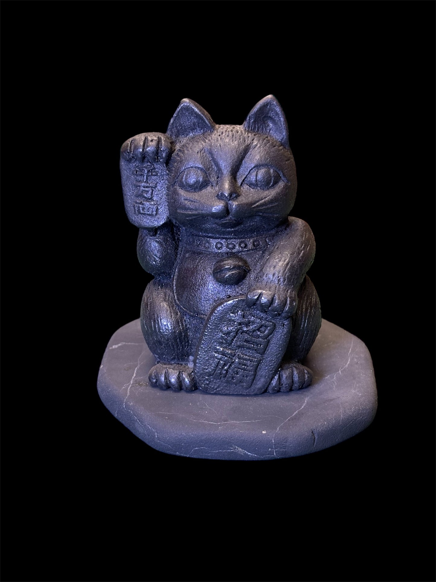Shungite Neko Cat