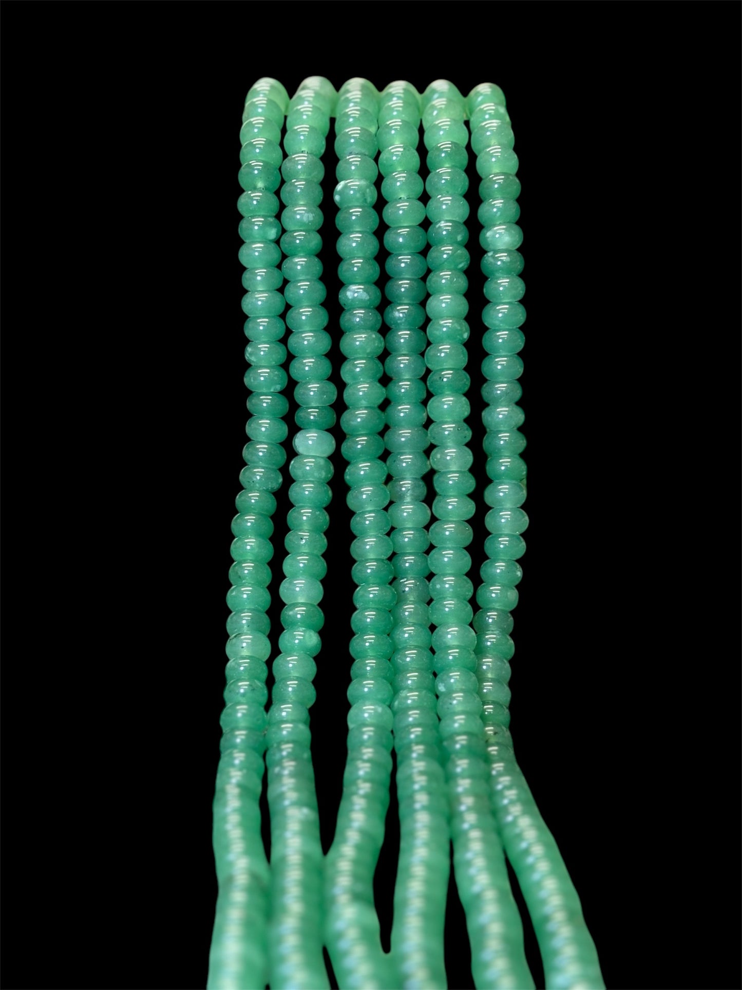 Jade 5x8mm Rondelle