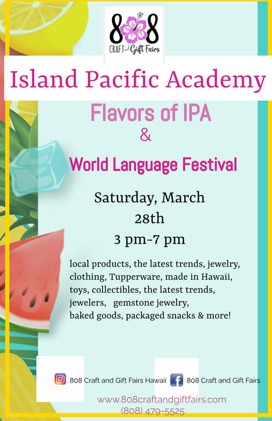 A Island Pacific Academy  Craft & Vendor Fair