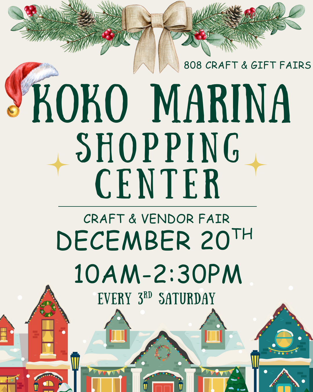 A   3rd Saturdays Koko Marina Center Craft & Vendor Fair
